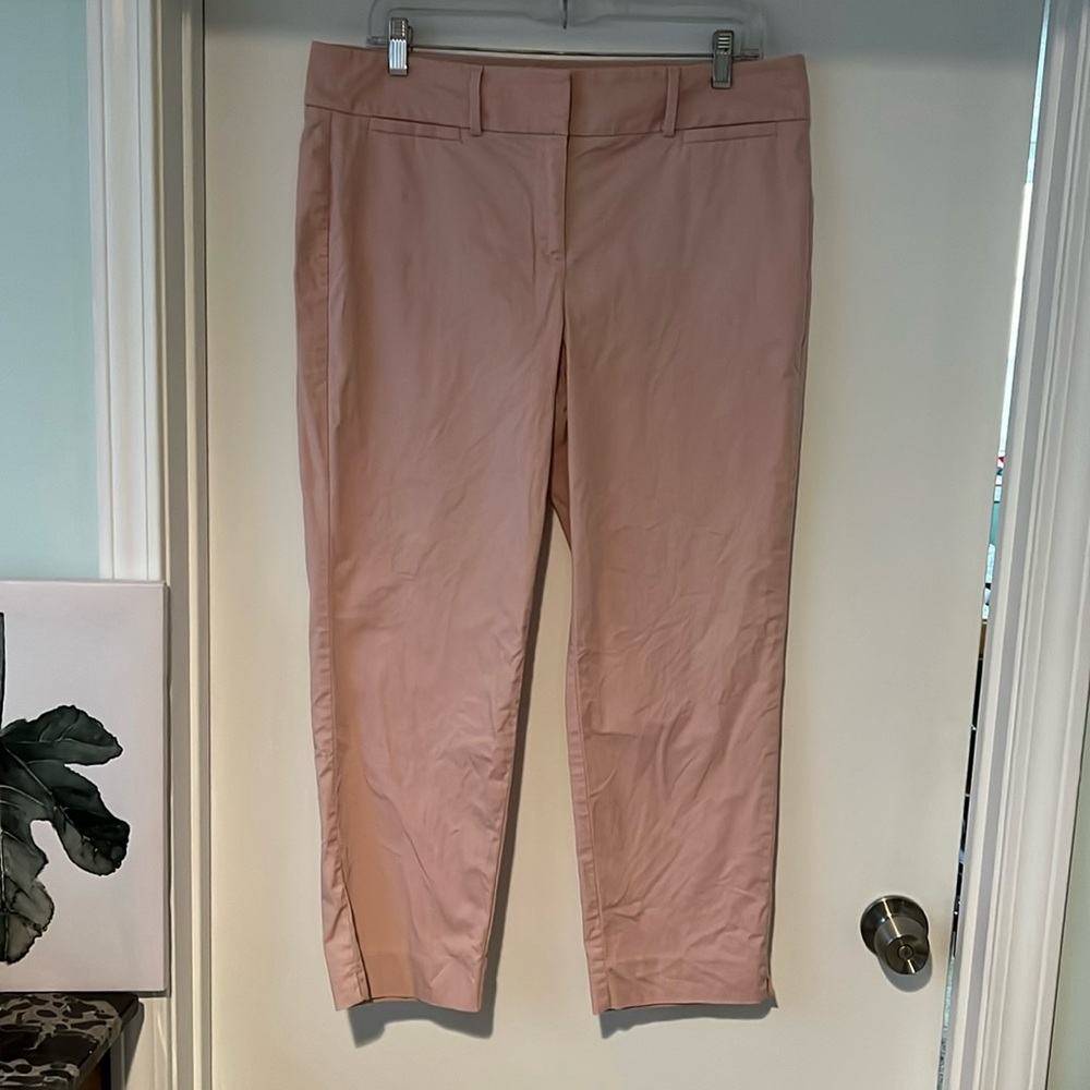 Ann Taylor Pale Pink  Khaki Pants Size 10